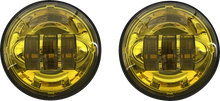 Custom Dynamics 4.5" Yellow LED Passing Lamps for 1983-24 Harley Touring Softail