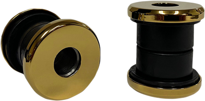 Pro One Gold Handlebar Riser Bushing Kit 1973-2017 Harley Dyna Softail Touring