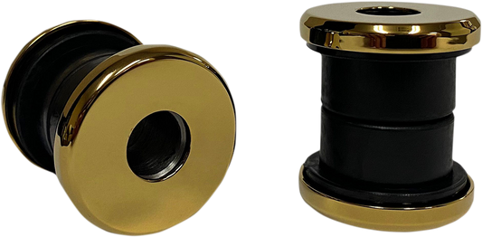 Pro One Gold Handlebar Riser Bushing Kit 1973-2017 Harley Dyna Softail Touring
