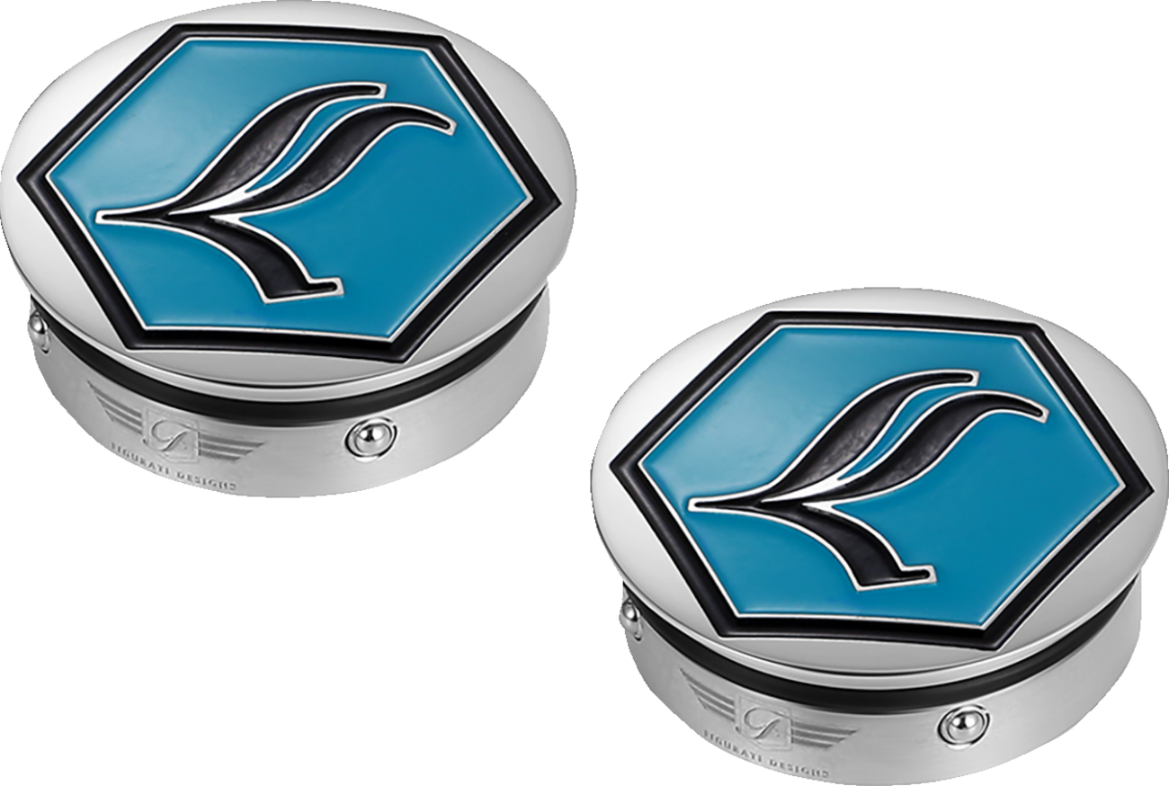Legend Suspension Polished Swingarm Covers fits 1980-2022 Harley Davidson