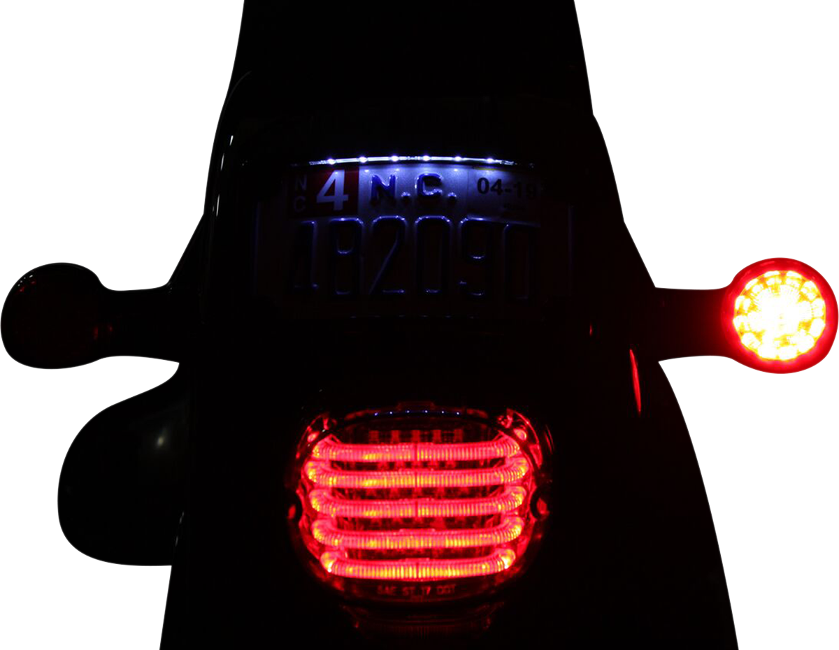 Custom Dynamics Rear 1156 Red Rear LED Probeam Turn Signal Inserts for Harley