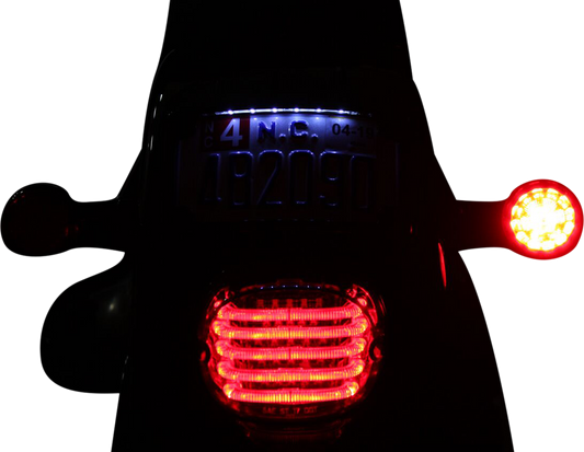 Custom Dynamics Rear 1156 Red Rear LED Probeam Turn Signal Inserts for Harley