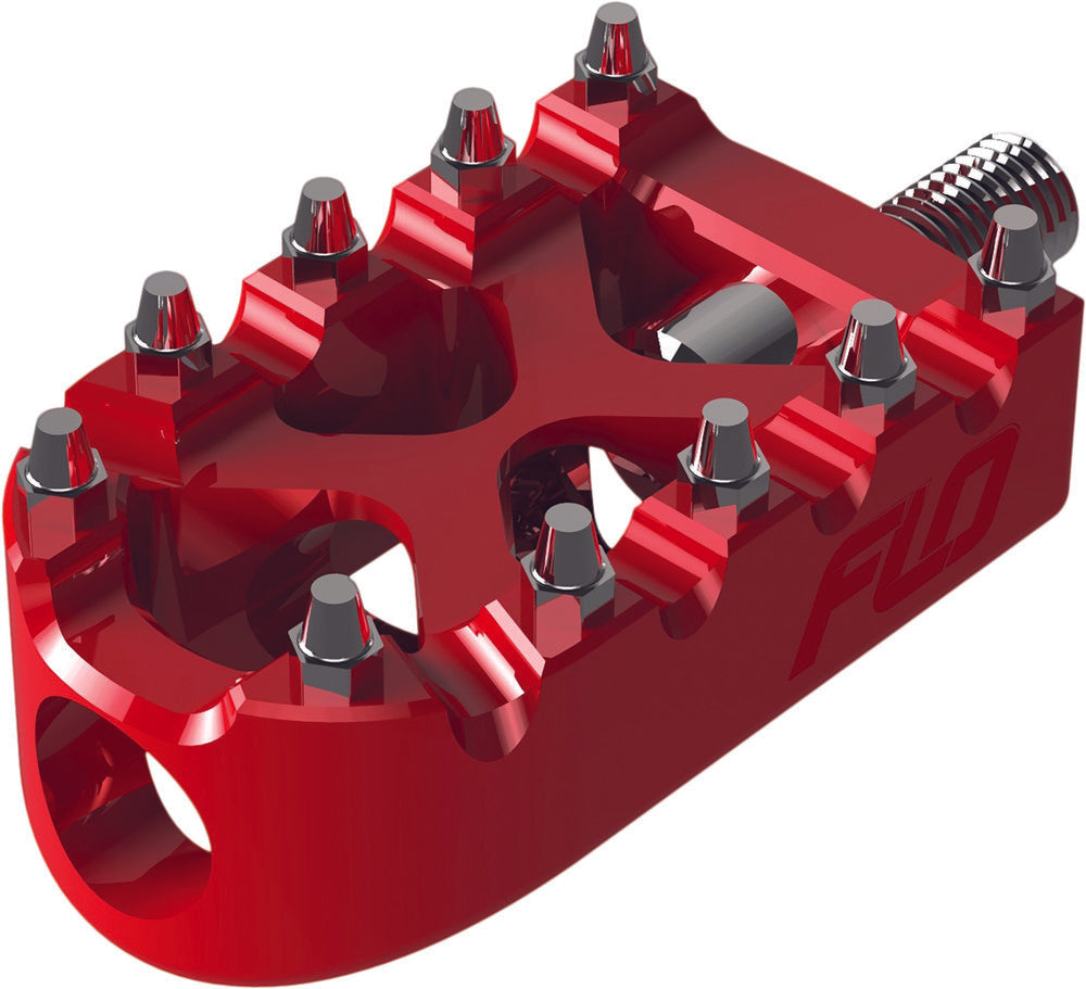 Flo Red Moto Style Shift Peg 55-18 Harley Dyna Touring Softail Sportster FLHX