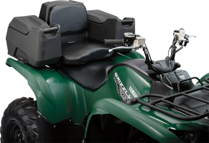 Moose Black ATV Lockable Diplomat II Rear Cargo Rack Gear Storage Trunk & Seat