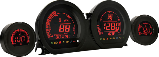 Koso HD-03 Multi-Color LCD Digital Gauge Kit for 2014-2024 Harley Touring