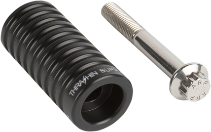 Thrashin Black Aluminum Universal Motorcycle Shift Peg for Harley Davidson