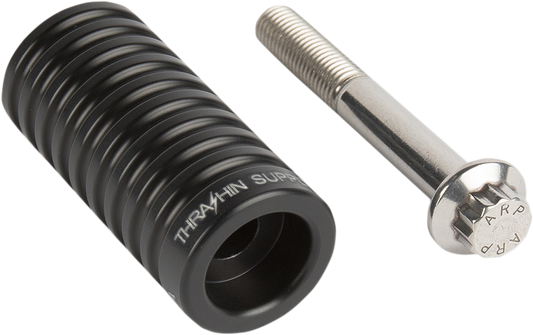 Thrashin Black Aluminum Universal Motorcycle Shift Peg for Harley Davidson