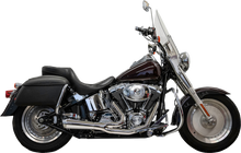 Bassani Ripper Short 2-1 Chrome Exhaust System fits 1986-2017 Harley Softail