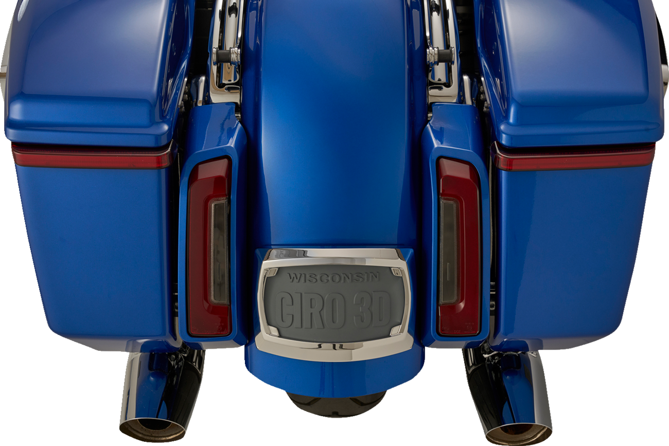 Ciro Bag Blade Red LED Saddlebag Lights for 2023-2026 Harley Road Street Glide