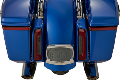 Ciro Bag Blade Red LED Saddlebag Lights for 2023-2026 Harley Road Street Glide