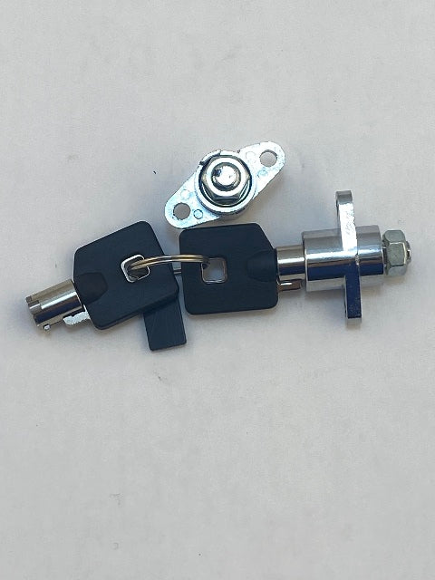 VTwin Black Saddlebag Lock & Key Kit 1993-2013 Harley Davidson Touring FLT FLHT