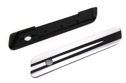 VTwin Contrast Cut Rear Saddlebag Latch Hinge Covers 2014-2023 Harley Touring