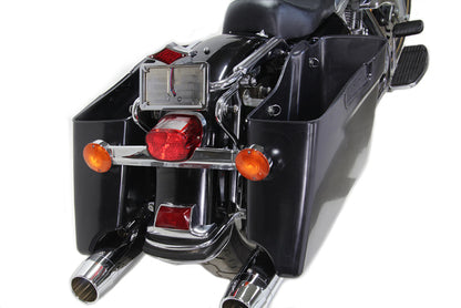 Vtwin +3" Custom Stretch Hard Saddlebags fits 2014 & up Harley Touring FLHR