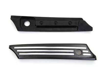 VTwin Contrast Cut Rear Saddlebag Hinge Latch Covers 2014-2023 Harley Touring