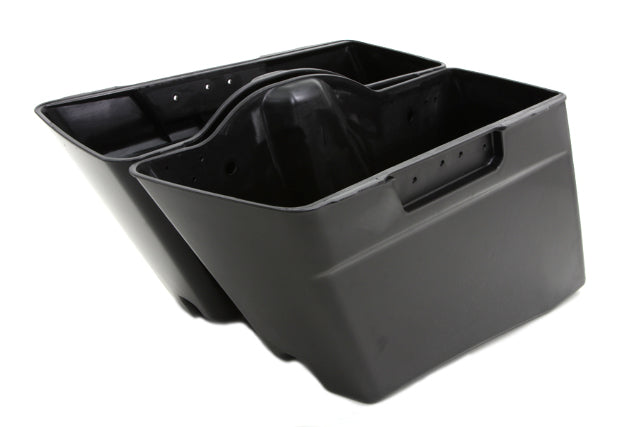 Vtwin 3" Custom Stretch Hard Saddlebags fits 1993-2013 Harley touring flhr flhtc