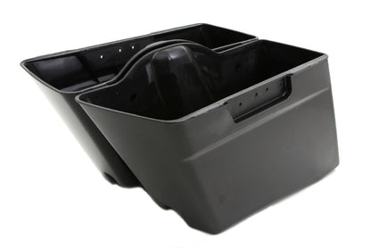 Vtwin 3" Custom Stretch Hard Saddlebags fits 1993-2013 Harley touring flhr flhtc