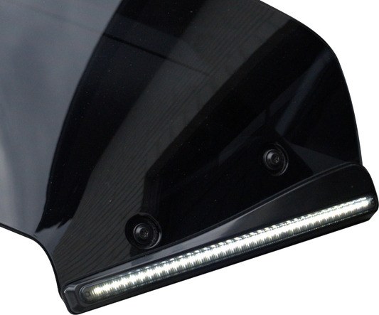 Custom Dynamics Smoke LED Windshield Trim Lights for 2023-2025 Harley Road Glide