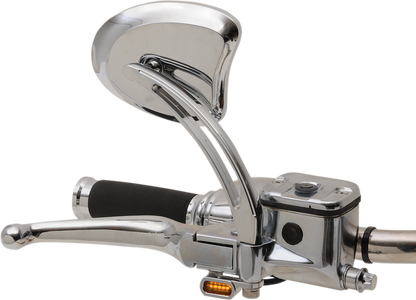 Drag Specialties Chrome LED Handlebar Marker Lights 2009-2017 Harley Touring