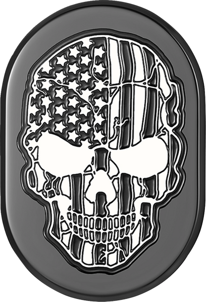 Figurati American Flag Skull Right Antenna Insert 2009-2023 Harley Touring