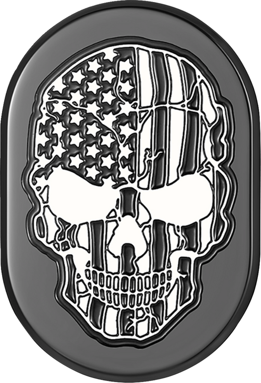 Figurati American Flag Skull Right Antenna Insert 2009-2023 Harley Touring