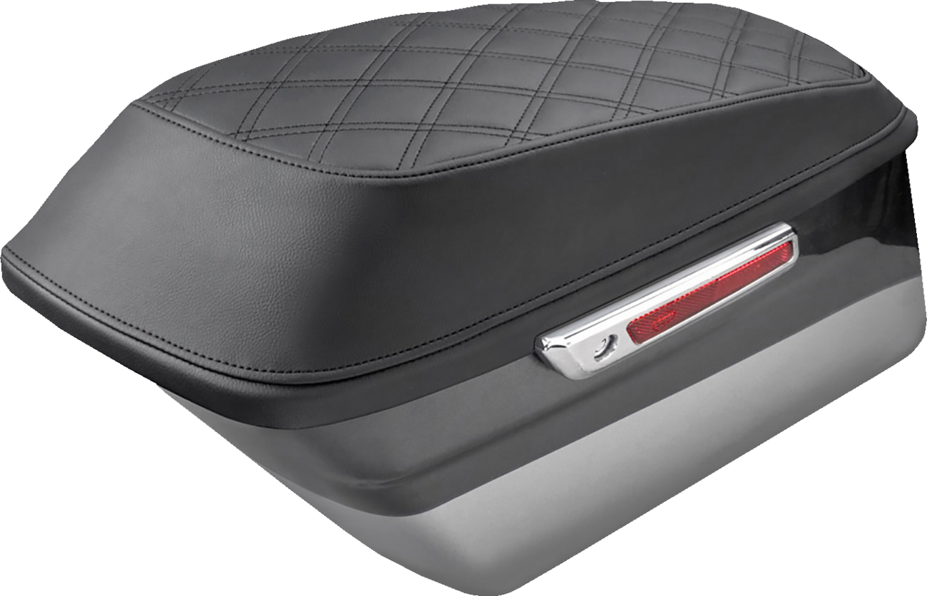 Saddlemen Lattice Stitch Saddlebag Lid Covers fits 2014-2023 Harley Touring FLHX