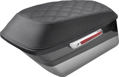 Saddlemen Lattice Stitch Saddlebag Lid Covers fits 2014-2023 Harley Touring FLHX