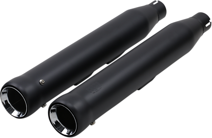Cobra Neighbor Hater Black Slip-On Motorcycle Mufflers 2007-2017 Harley FLSTF