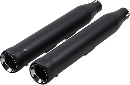 Cobra Neighbor Hater Black Slip-On Motorcycle Mufflers 2007-2017 Harley FLSTF
