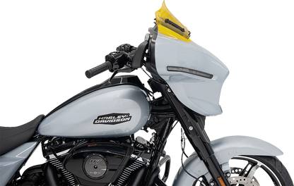 Klock Werks Kolor Flare 8" Yellow Windshield fits 2023-2025 Harley Street Glide