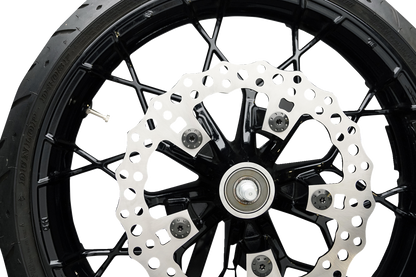 Arlen Ness Black Front Floating Brake Rotor Bolt Kit 2014-2024 Harley Touring