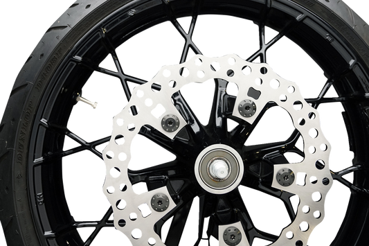 Arlen Ness Black Front Floating Brake Rotor Bolt Kit 2014-2024 Harley Touring
