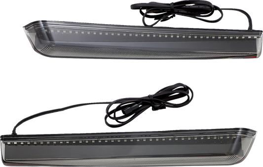 Ciro Machete Extended Saddlebag LED Lights for 2015-2023 Harley Touring FLHXSE