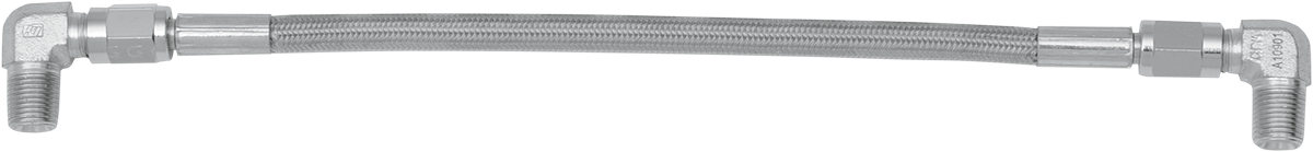 Goodridge Universal 6" Braided Fuel Tank Crossover Line for Harley Davidson