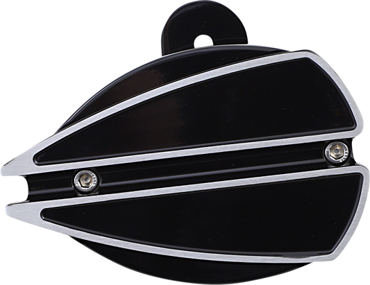 Covingtons Black Ripper Billet Aluminum Motorcycle Horn 57-21 Harley Davidson
