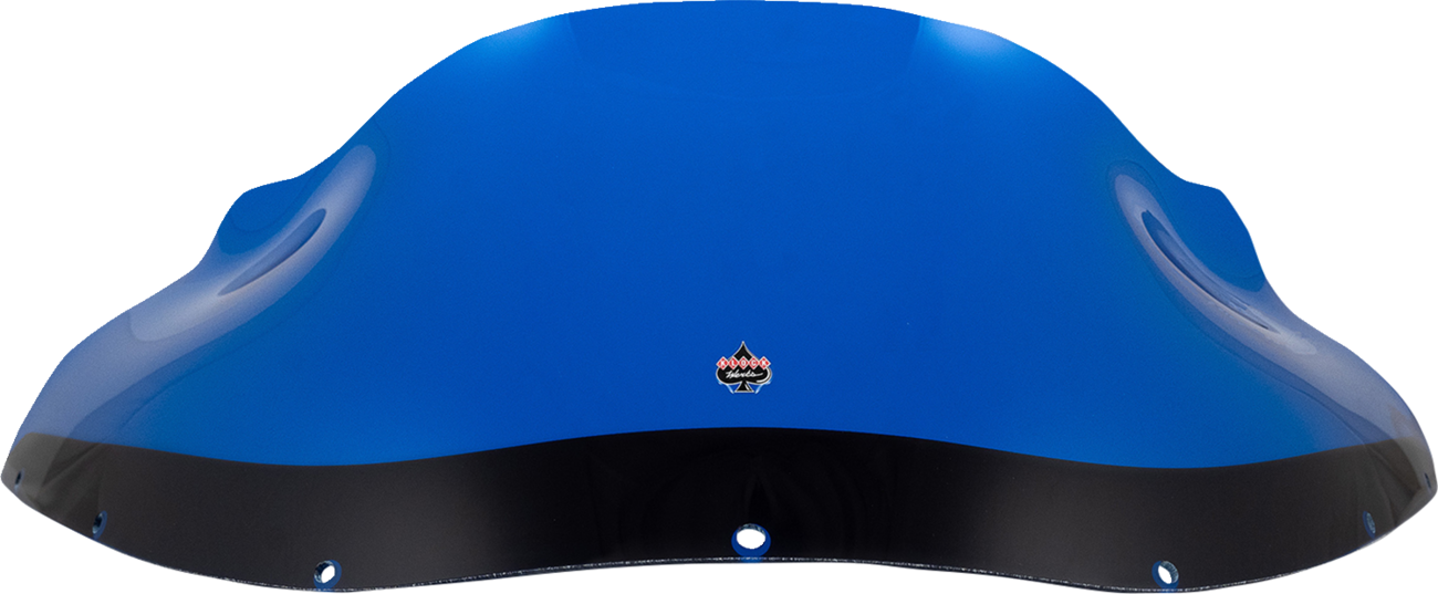 Klock Werks Kolor Flare 9" Blue Windshield fits Harley Dyna FXRP Style Fairing