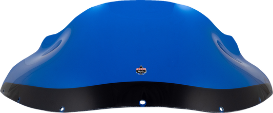 Klock Werks Kolor Flare 9" Blue Windshield fits Harley Dyna FXRP Style Fairing