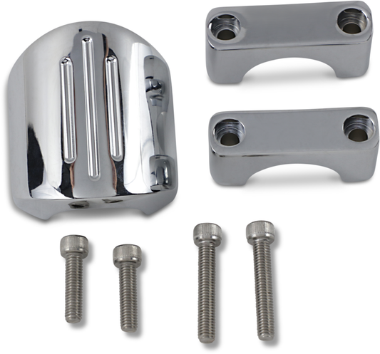 Dakota Digital 5000 BKT-5001 Chrome 1" T-Bar Handlebar Riser Speedo Gauge Mount
