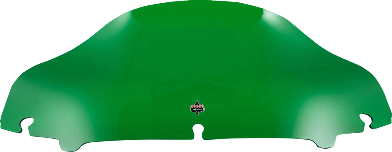Klock Werks Kolor Flare 6.5" Green Windshield for 2014-2023 Harley Touring FLHT