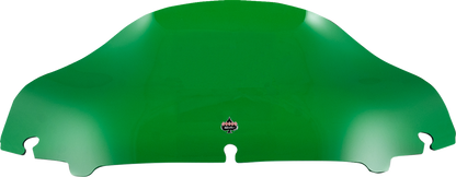 Klock Werks Kolor Flare 6.5" Green Windshield for 2014-2023 Harley Touring FLHT