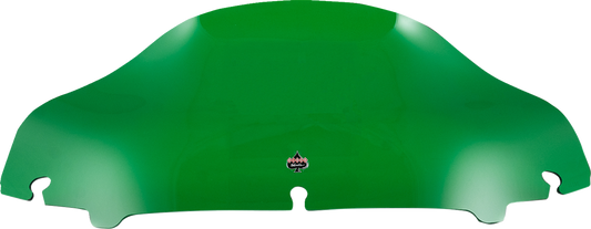 Klock Werks Kolor Flare 6.5" Green Windshield for 2014-2023 Harley Touring FLHT