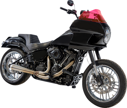 Klock Werks Kolor Flare 9" Pink Ice Windshield fits Harley FXRP Style Fairing