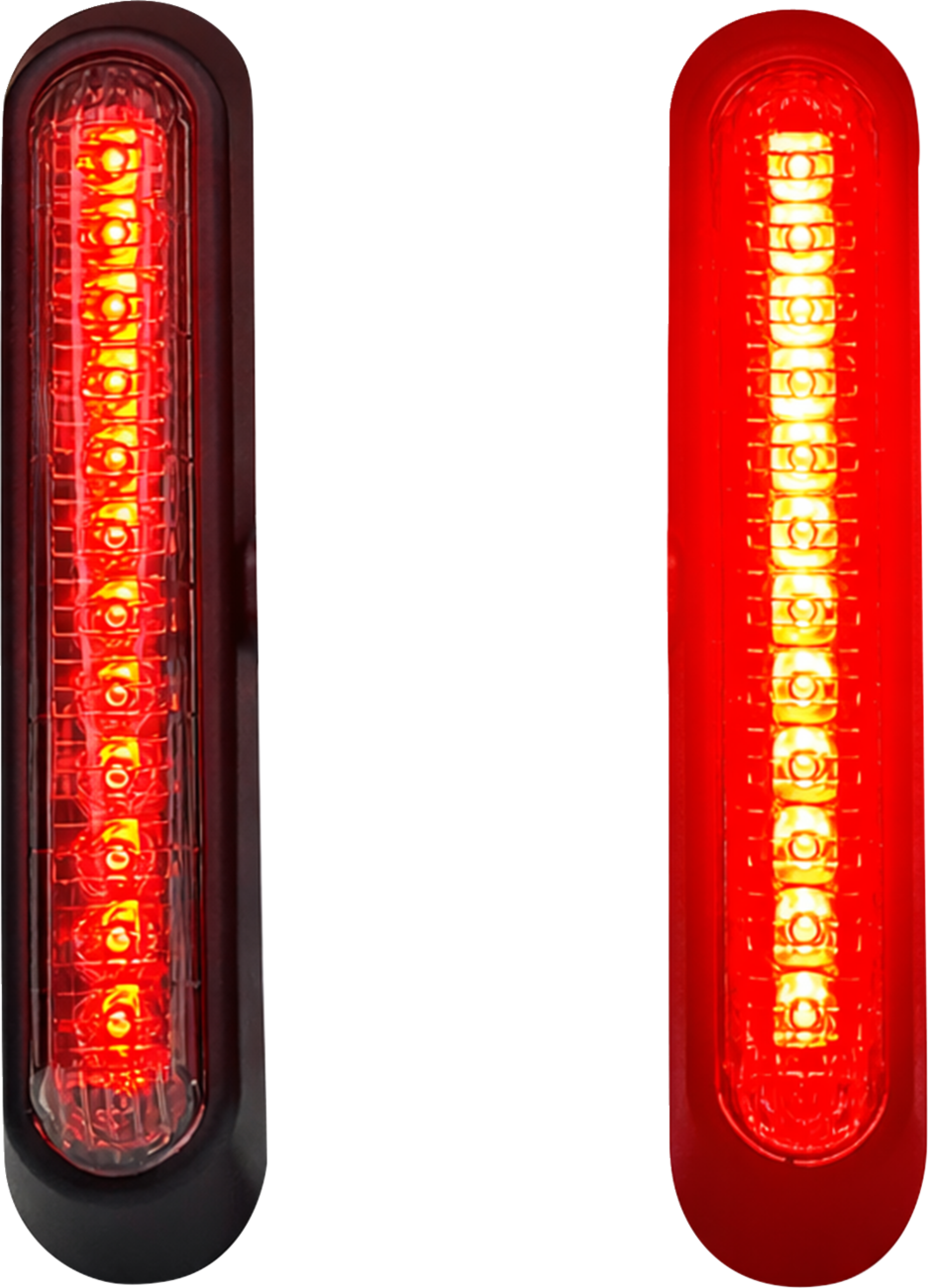 Custom Dynamics Low Profile Red Saddlebag Lights for 2022-26 Harley Low Rider ST