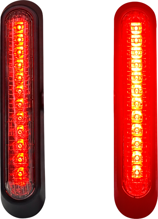 Custom Dynamics Low Profile Red Saddlebag Lights for 2022-26 Harley Low Rider ST