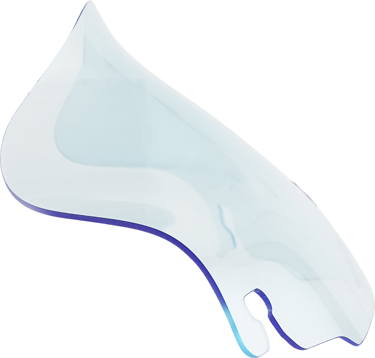 Klock Werks 6.5" Blue Ice Flare Windshield fits 1996-2013 Harley Touring Batwing