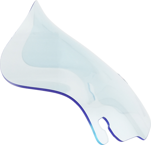 Klock Werks 6.5" Blue Ice Flare Windshield fits 1996-2013 Harley Touring Batwing