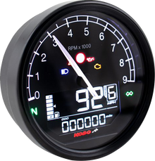 Koso TNT-05 D80 Electronic Motorcycle 3.75" Speedometer Tachometer Gauge Kit