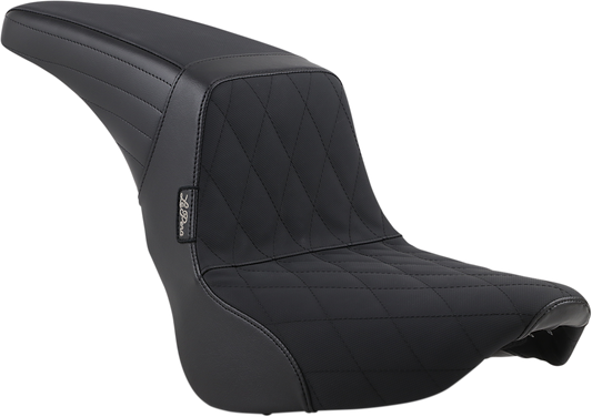 Le Pera Vinyl Black Diamond Grip Tape Kickflip Seat 2018-23 Harley Softail FXBB