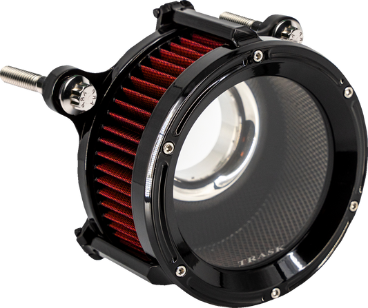 Trask Assault Charge High-Flow Gloss Black Air Filter Kit 2023-24 Harley Touring