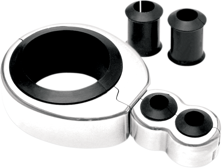 Motion Pro Chrome 1.25"-1.50" Motorcycle Clutch Throttle Cable Clamp for Harley