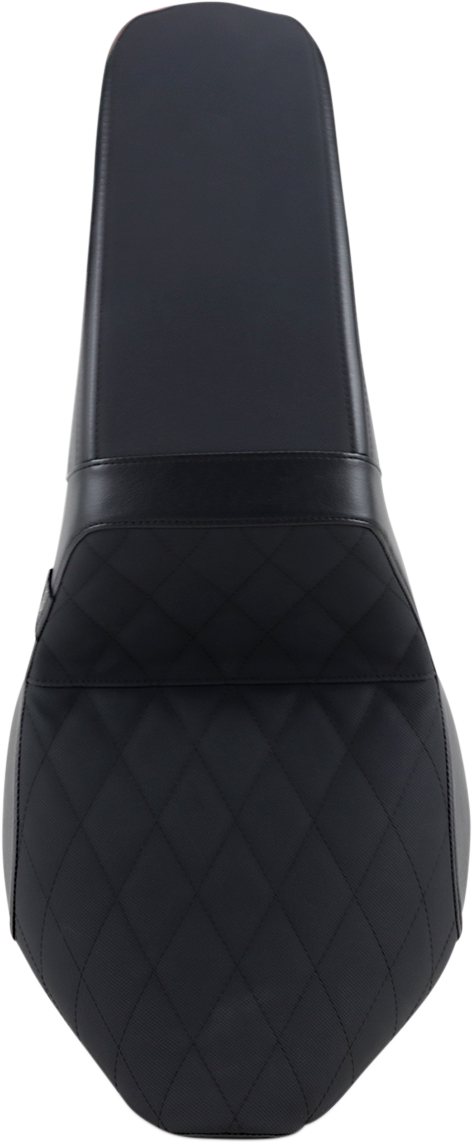 Le Pera Vinyl Black Diamond Grip Tape Kickflip Seat 2018-23 Harley Softail FXBB
